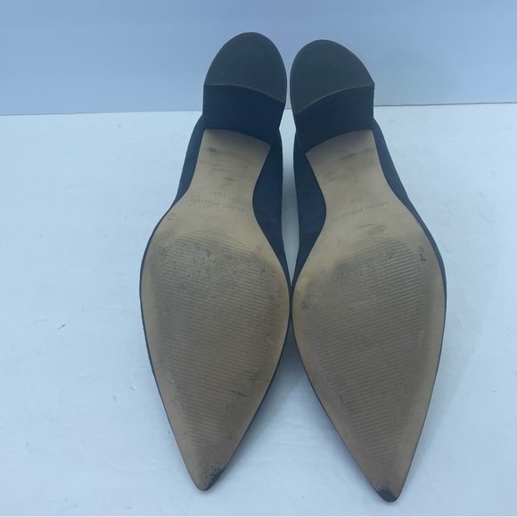 Marc Fisher Claire Navy Blue Suede Leather Pumps Size 11 - Picture 5 of 10
